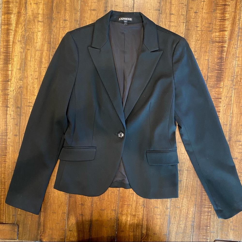 Women’s Suit Jacket - Black - Blazer - from Express - Work, Office
